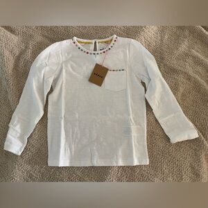 NWT Mini Boden Long Sleeved Tee Size 6/7